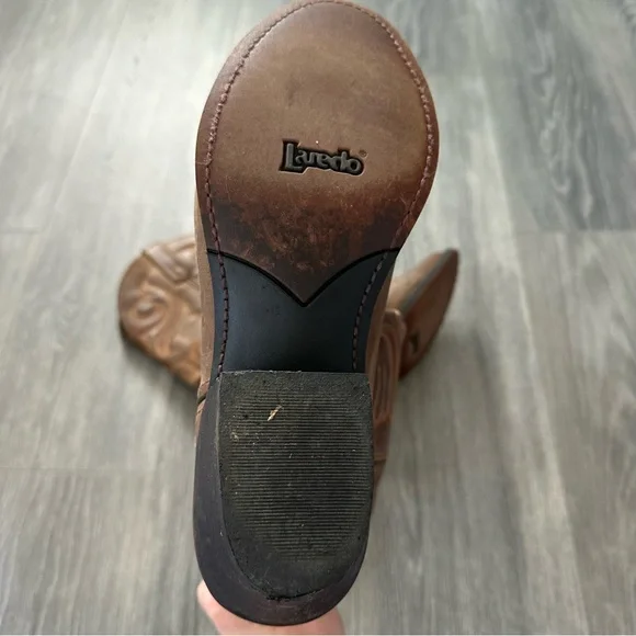 Laredo Womens Bridget Embroidered Round Toe Casual Boots - Brown (Size 9M) - Picture 5 of 8